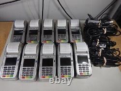 (10 USED) First Data FD130 Credit Card Terminals + Power adapters