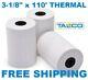 (150) Fd-100 3-1/8 X 110' Thermal Receipt Paper Rolls Fast Free Shipping