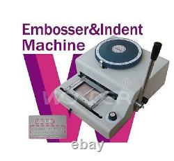 2 in 1 80CE 80 Manual PVC ID Credit Card Embossing & Indenting Embosser Machine