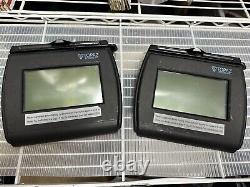 2 pc lot, Topaz Systems T-LBK750-BHSB-R Electronic Signature Capture Pads