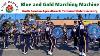 2024 Rose Parade North Carolina A U0026t Blue And Gold Marching Machine