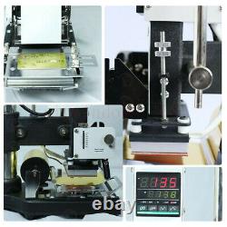 220V Hot Foil Stamping Machine PVC Credit Card Embosser Leather Bronzing On Sale