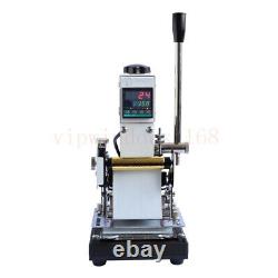 220V Hot Foil Stamping Machine PVC Credit Card Tipper Leather Embossing ON SALE
