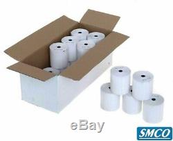 500 THERMAL ROLLS 57mm wide PDQ Credit Card Terminal RECEIPT Paper BULK By SMCO