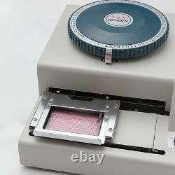 68-Character PVC Card Embosser Embossing Machine Stamping Credit ID VIP Card
