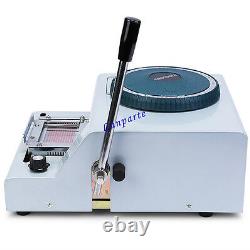 68-Letters PVC Card Embosser Manual Credit ID VIP Gift Card Embossing Machine