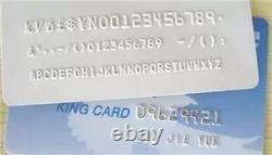 70-Letters Manual PVC Club Credit Card Embossing Machine/Embosser 1-11lines