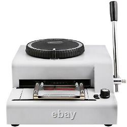 72-Character PVC Card Stamping Machine Credit ID VIP Magnetic Embossing Emboss