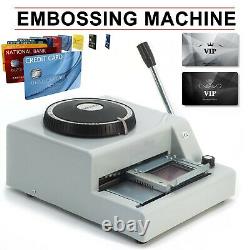 72 Characters PVC VIP Credit Card Embossing Embosser Machine Manual Code Printer
