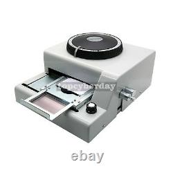 72 Letter Manual Embosser Machine PVC Gift Card Credit ID Stamping Embossing