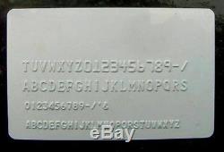 80 Characters Convex Embosser Manual PVC ID Credit Card Embossing Machine Y
