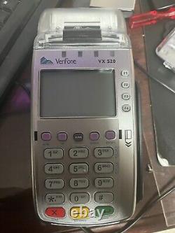 A Box of 2 Verifone Credit Card Terminals/Machines Models VX 520 and VX 820