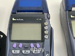 A24 Lot of 3 Verifone vx570 Credit Card Machine Terminal Printer with 2 Keypads