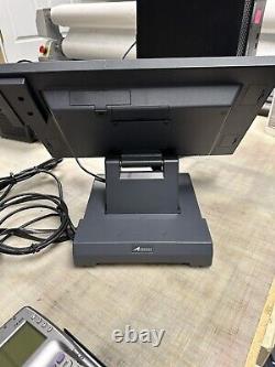 AURES J2 225 Point of Sale Touchscreen P/N 225PCT-HDD with VeriFone VX805