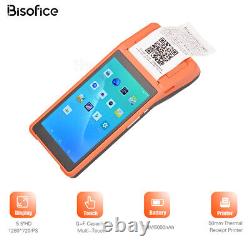 Bisofice All in One Handheld POS PDA Receipt Printer 1D Barcode Scanner M6L4