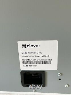 Clover C500 POS System LCD Screen D100 Drawers P500 Printer Power Cables LOCKED