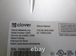 Clover C500 Station POS System with P500 Printer & Cash Drawer FOR PARTS REPAIR