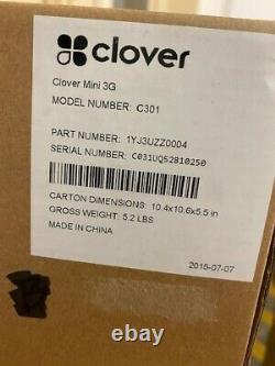 Clover Mini C301 3G Touchscreen Credit Card POS System 3G Data Plan Required