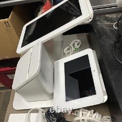 Clover Point of Sale System C100 POS Station & P100 Printer with Power Supply