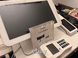 Clover Station POS System Terminal, Display, Printer, Hub Is Locked. As-is