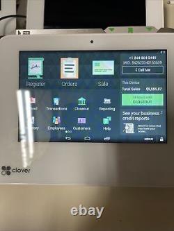 Clover mini 3G POS System C301 Touchscreen Display Credit Card Reader (4)