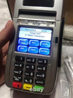 First Data FD130 Credit Card Terminal New Open Box with Keypad