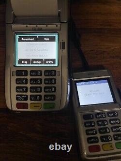 First Data FD150 EMV CTLS Credit Card Terminal And RP10 Pin Pad