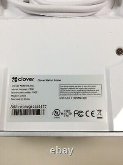 Genuine Clover Station P500 Receipt Printer Cable Attached
