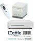 Izettle 2 Inch Bluetooth Receipt Printer, Compact Cash Drawer & Scanner White