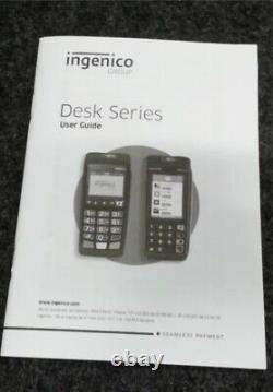 Ingenico Desk/3500 Credit Card Terminal 2.8 Color Display 256GB Black