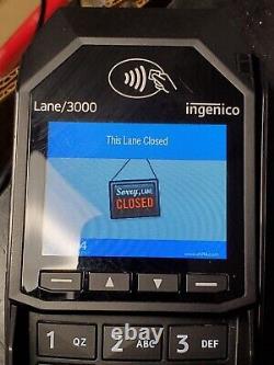 Ingenico Lane/3000 Touchscreen Payment Terminal MRN30310702A with Power Supply