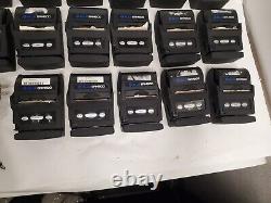 LOT OF 41 BLUE BAMBOO P25i Receipt Printers With Mobile Power Cables, Read