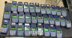 LOT of 32 Verifone VX510 OMNI 5700 Credit Card Terminals POWER ON AS IS