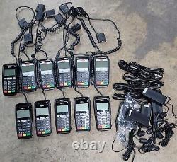 Lot (13) Ingenico ICT220 Credit Card Terminal EMV/CHIP Reader with Power adapter