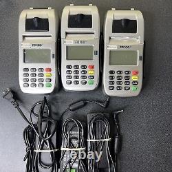 Lot Of 3 First Data Credit Card Machine FD-100 Merchant? Store Machine