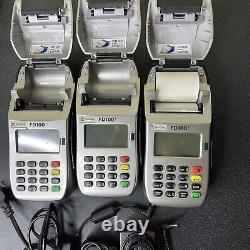 Lot Of 3 First Data Credit Card Machine FD-100 Merchant? Store Machine