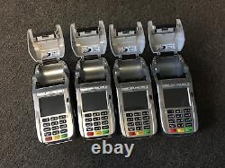Lot of 4 First data FD 150 Credit Card Terminal- No Adapters 30 day warranty