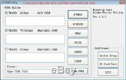 MCR200 EMV CPU Smart IC Chip & Magnetic Stripe Card Reader Writer Tracks 1,2,3