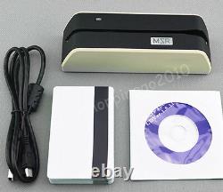 MSR09 USB Magnetic Credit Card Reader Writer Encoder Magstripe MSR X6