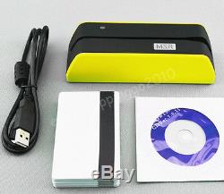 MSR09 X6 Smallest Magnetic Stripe Card Reader Writer Encoder MSR206 USB-Powered