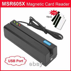 MSR605X Magnetic Strip Credit Card Reader Indicator Magstripe Writer 3Tracks