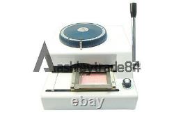 Manual 68 Letter Stamping Machine PVC ID Credit VIP Card Embosser Code Printer