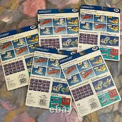 Micro Machines, Galoob, Insiders, Credit Card Playset LOT 5 pieces lotto sealed