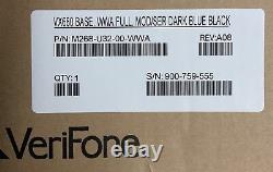 NEW VeriFone VX680 Full Featured Base M268-U32-00-WWA Dark Blue Black SEALED