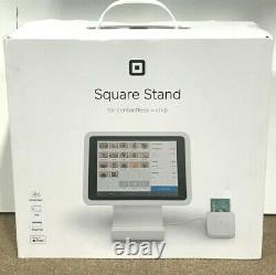 New! Sealed! Square Stand for iPad Contactless Chip Reader (White) A-SKU-0453