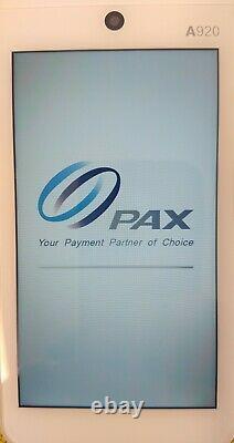 PAX A920 Android Wireless POS Smart Mobile Tablet Card Terminal +Charging Base