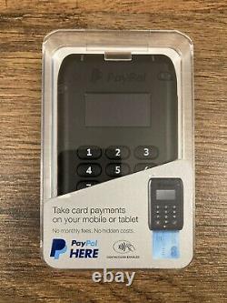 Paypal Here Contactless Chip & Pin Mobile Card Reader Wireless Enabled Black