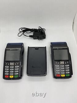 Set Of (2)Verifone VX675 3G Terminals WithBase Charger And Power Supply