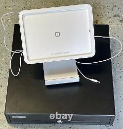 Square Point of Sale Cash Drawer and Stand- NO KEY