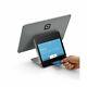 Square Register Two Touchscreen Displays Pos Software System Accepts Major Cards